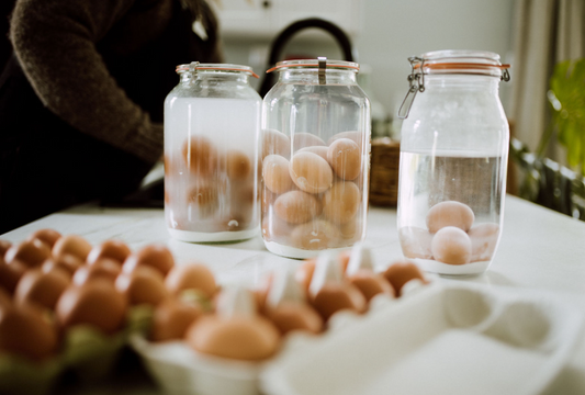 Waterglassed Eggs